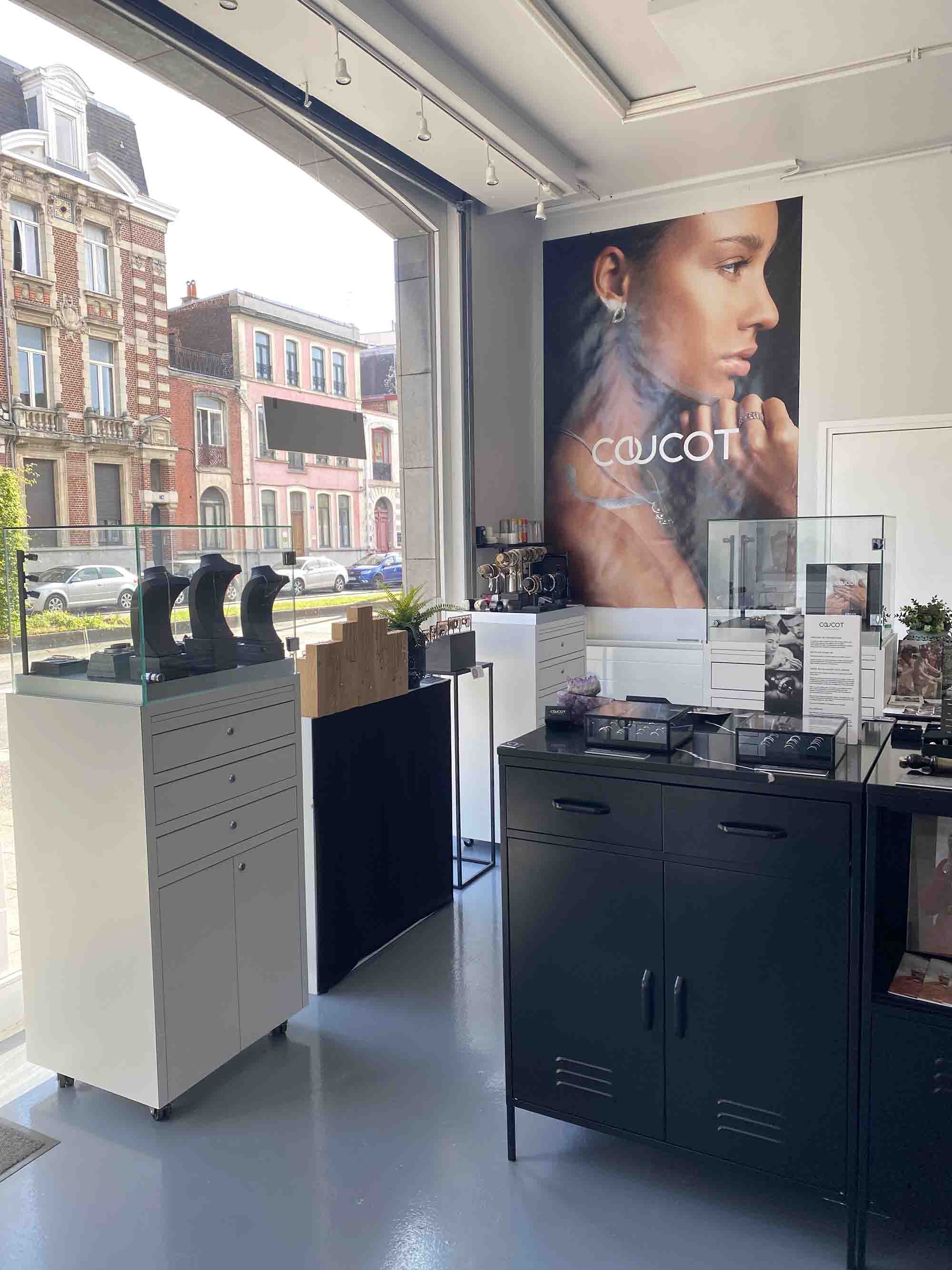 Photo intérieur boutique cadeau homme Lille.